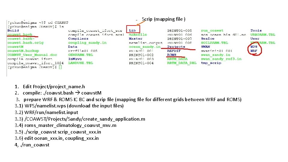 Scrip mapping file 1 Edit Projectprojectname h 2