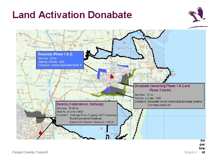 Land Activation Donabate Fingal County Council PSI De par tme fingal. ie nt 