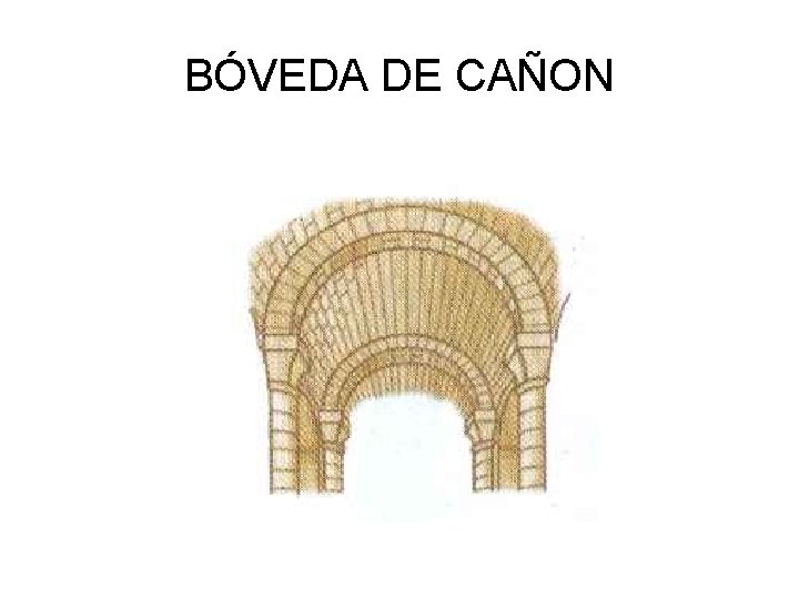 BÓVEDA DE CAÑON 