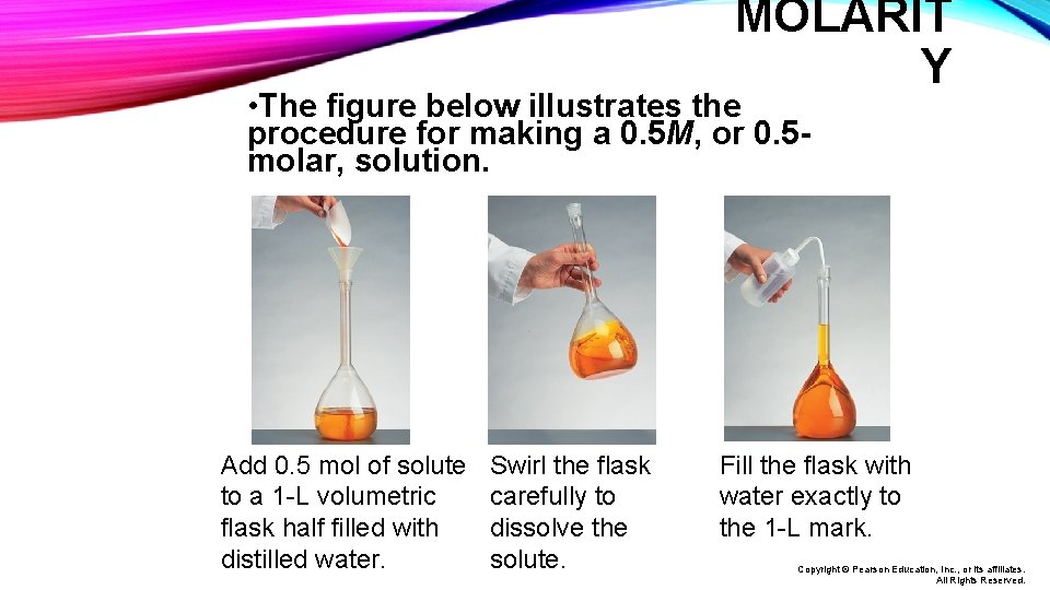 MOLARIT Y • The figure below illustrates the procedure for making a 0. 5 MOLARIT Y • The figure below illustrates the procedure for making a 0. 5