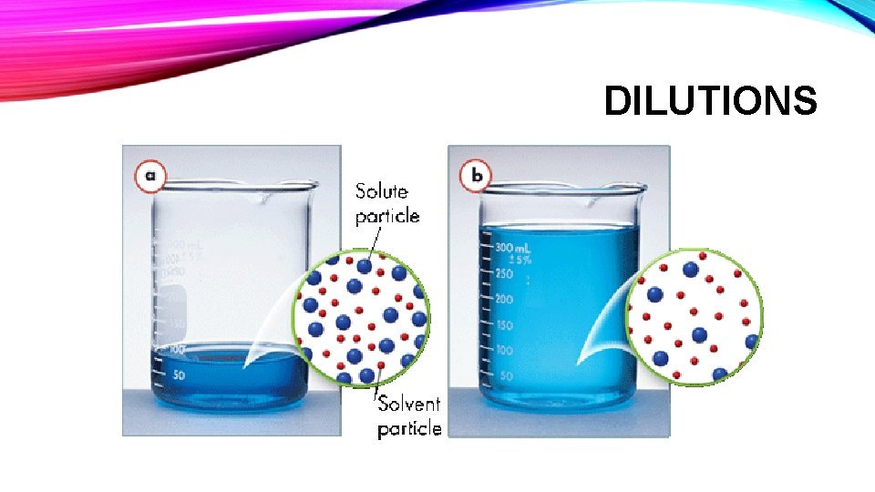 DILUTIONS DILUTIONS