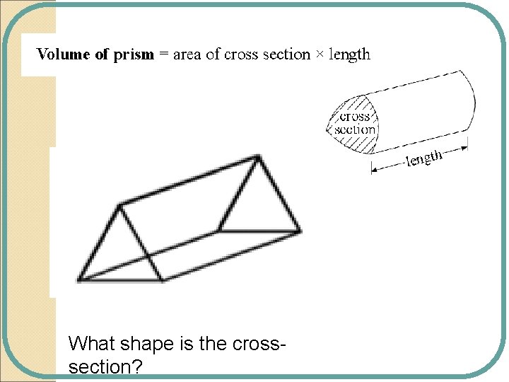 What shape is the crosssection? 