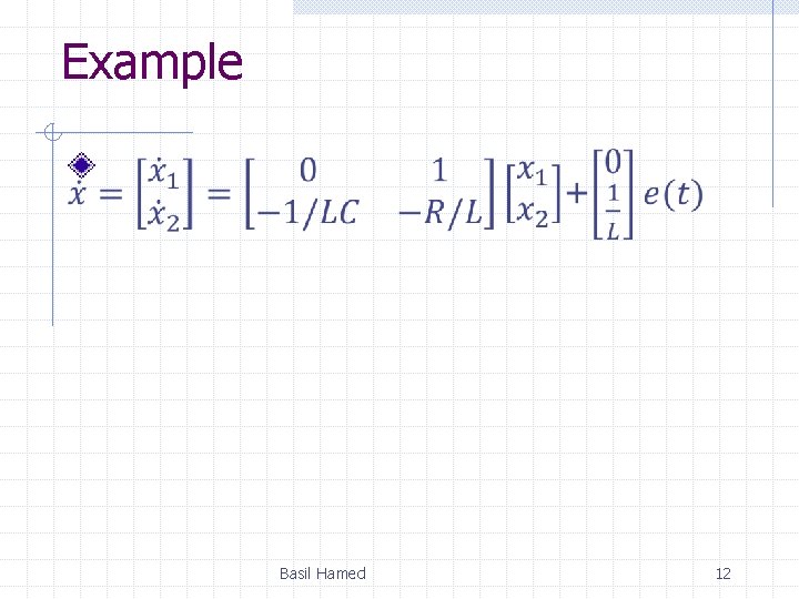 Example Basil Hamed 12 Example Basil Hamed 12