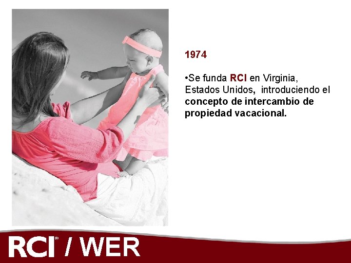 1974 • Se funda RCI en Virginia, Estados Unidos, introduciendo el concepto de intercambio