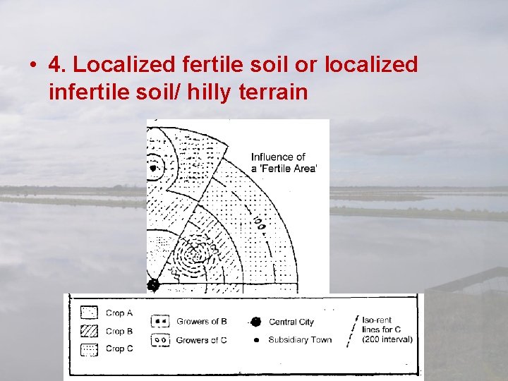 • 4. Localized fertile soil or localized infertile soil/ hilly terrain 