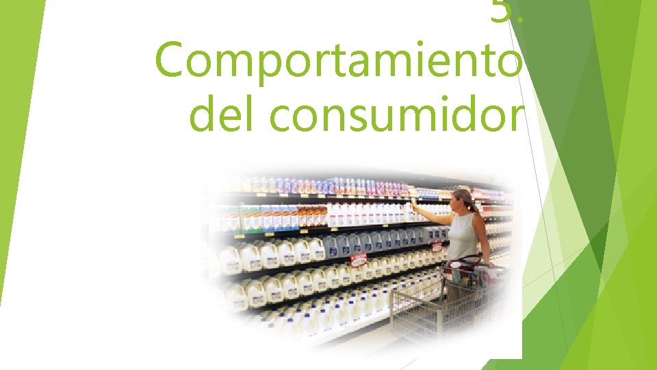 5. Comportamiento del consumidor 