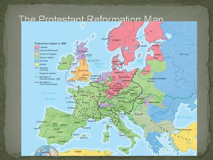 The Protestant Reformation Map 