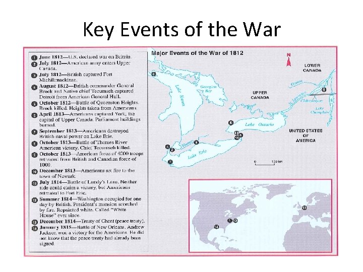 Key Events of the War 