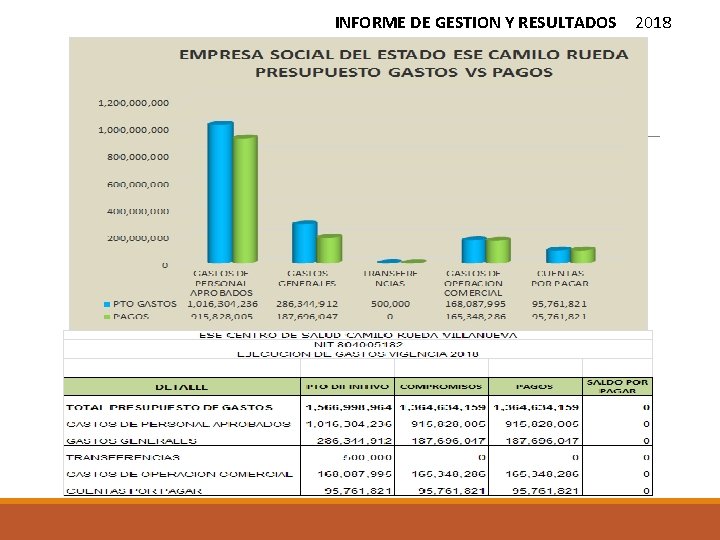 INFORME DE GESTION Y RESULTADOS 2018 