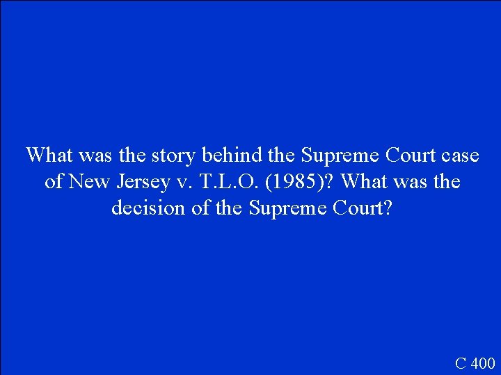 What was the story behind the Supreme Court case of New Jersey v. T.