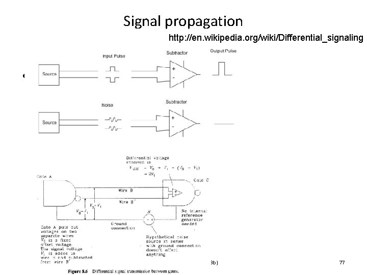 Signal propagation http: //en. wikipedia. org/wiki/Differential_signaling • power supply systems (v 8 b) 77