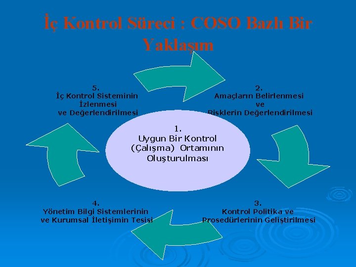 İç Kontrol Süreci : COSO Bazlı Bir Yaklaşım 5. İç Kontrol Sisteminin İzlenmesi ve