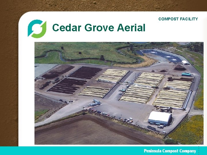 COMPOST FACILITY Cedar Grove Aerial 