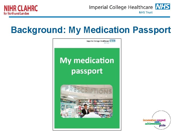 Background: My Medication Passport 