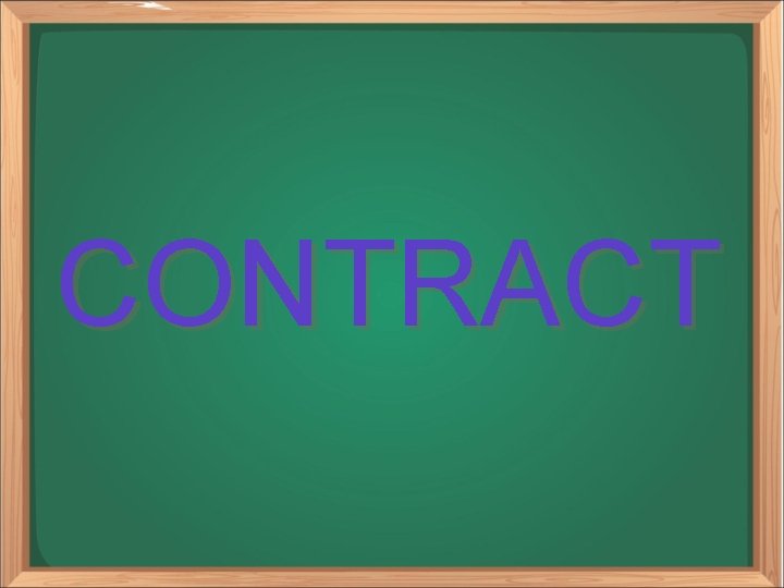 CONTRACT 