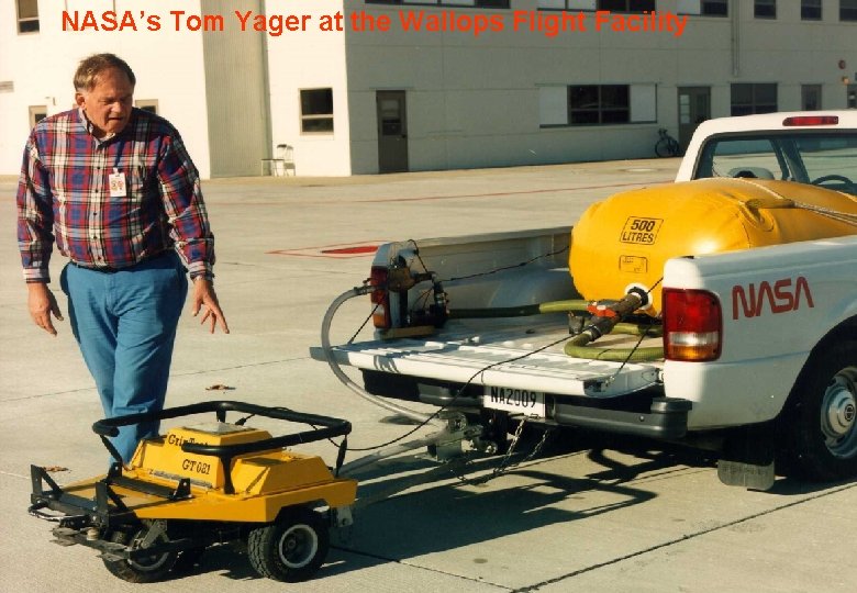 NASA’s Tom Yager at the Wallops Flight Facility 