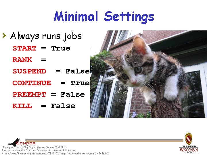 Minimal Settings › Always runs jobs START = True RANK = SUSPEND = False