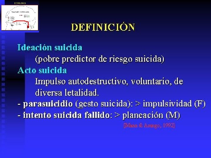 ANTIDEPRESIVOS: RIESGO DE SUICIDIO 