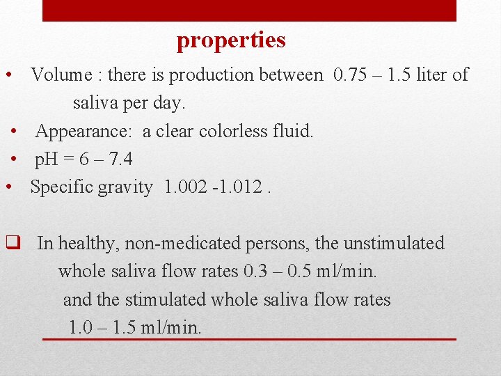 properties • Volume : there is production between 0. 75 – 1. 5 liter
