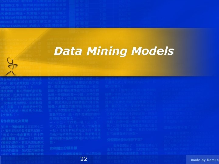 Data Mining Models 22 