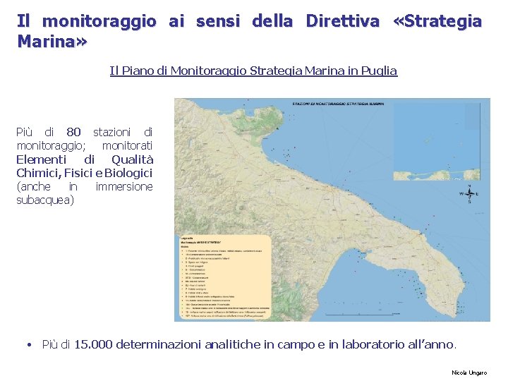 Il monitoraggio ai sensi della Direttiva «Strategia Marina» Il Piano di Monitoraggio Strategia Marina