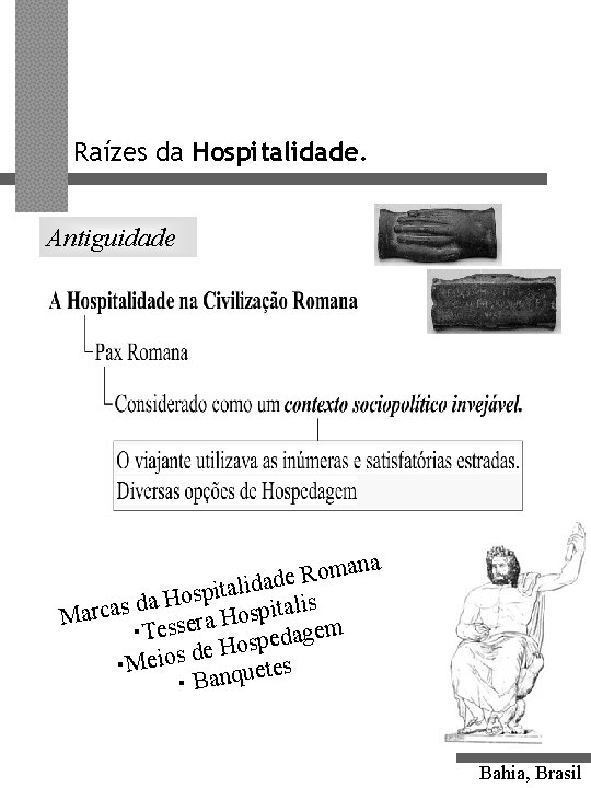 Raízes da Hospitalidade. Antiguidade ana m o R e lidad a t i p