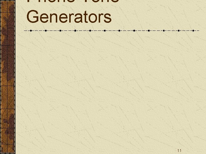 Phone Tone Generators 11 