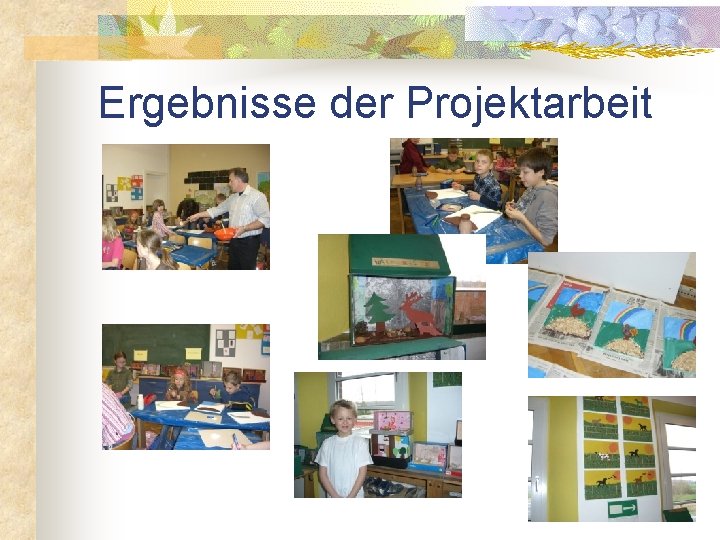 Ergebnisse der Projektarbeit 