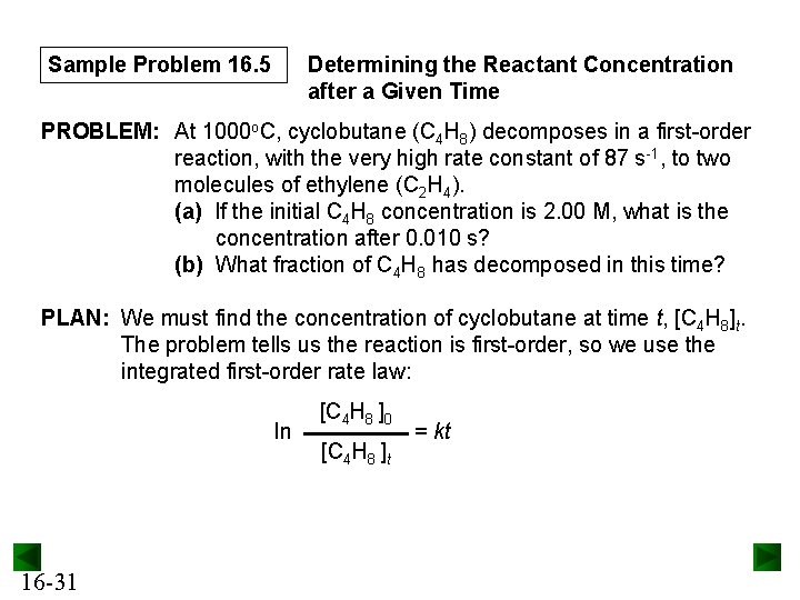 Chapter 16 Kinetics Rates And Mechanisms Of Chemical