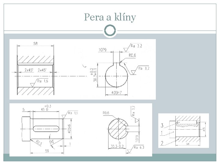 Pera a klíny 