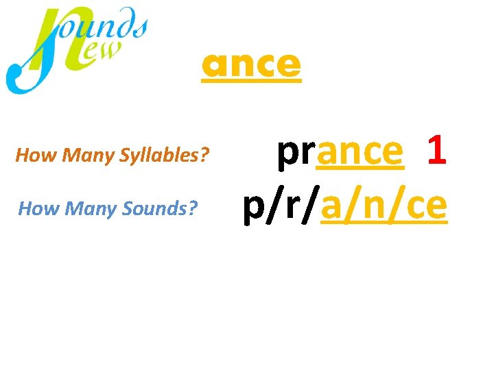 ance prance 1 How Many mi. Sounds? / nu p/r/a/n/ce virus just How Many