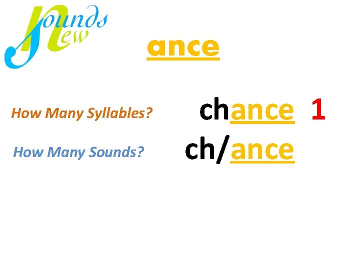 ance chance 1 How Manymi Sounds? / nu ch/ance 1 virus just How Many