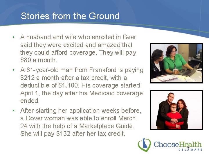 Stories from the Ground • A husband wife who enrolled in Bear said they