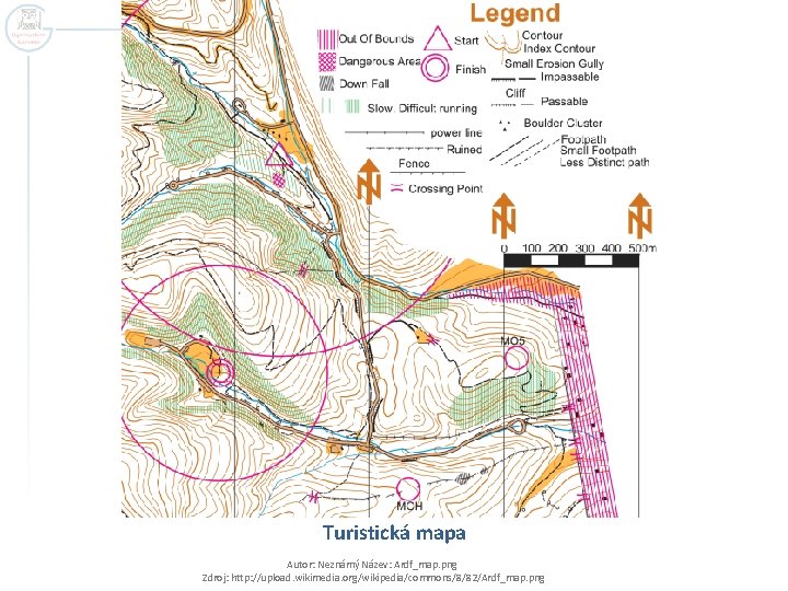 Turistická mapa Autor: Neznámý Název: Ardf_map. png Zdroj: http: //upload. wikimedia. org/wikipedia/commons/8/82/Ardf_map. png 