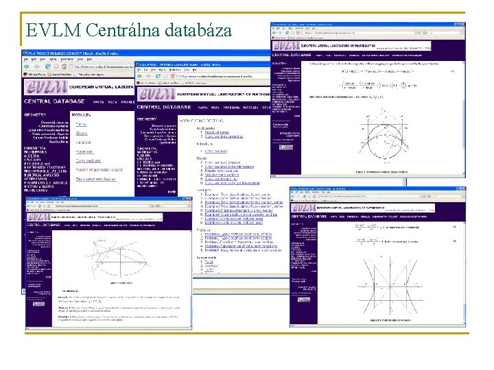 EVLM Centrálna databáza 