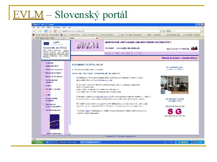 EVLM – Slovenský portál 