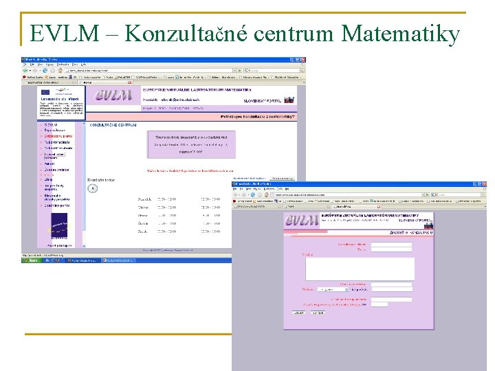 EVLM – Konzultačné centrum Matematiky 