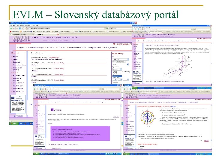 EVLM – Slovenský databázový portál 