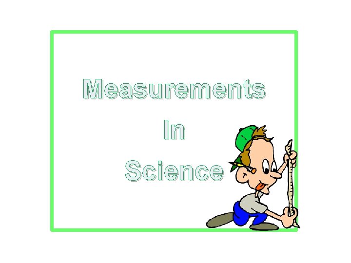 Measurements In Science 