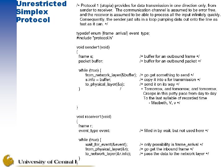 Unrestricted Simplex Protocol 