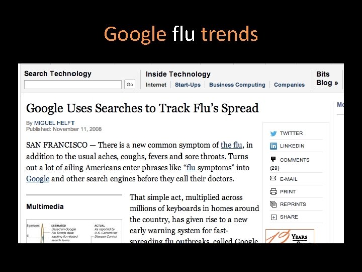 Google flu trends 