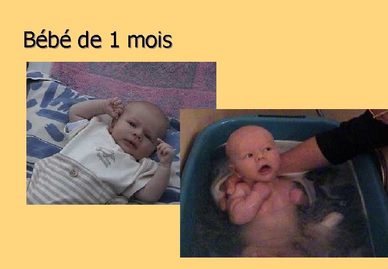 Le Dveloppement Psychomoteur De Lenfant 1 4 Mois