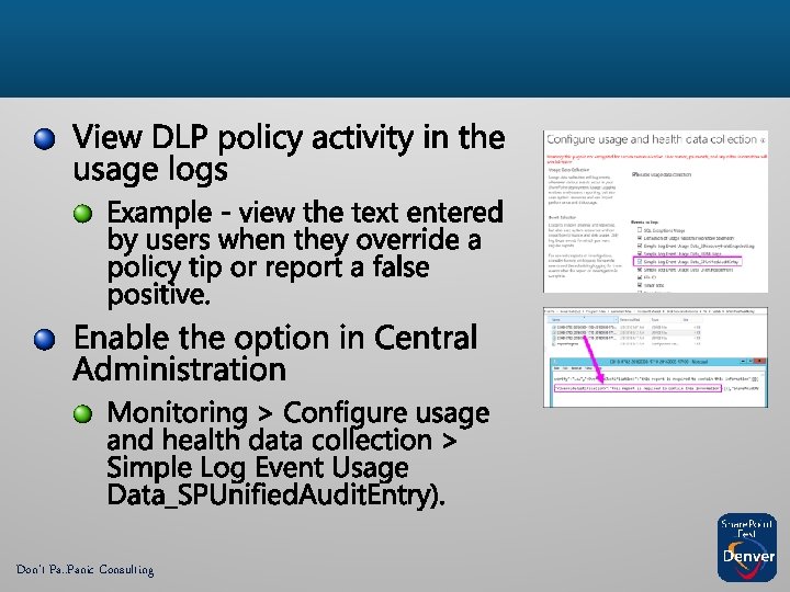 Don’t Pa. . Panic Consulting 