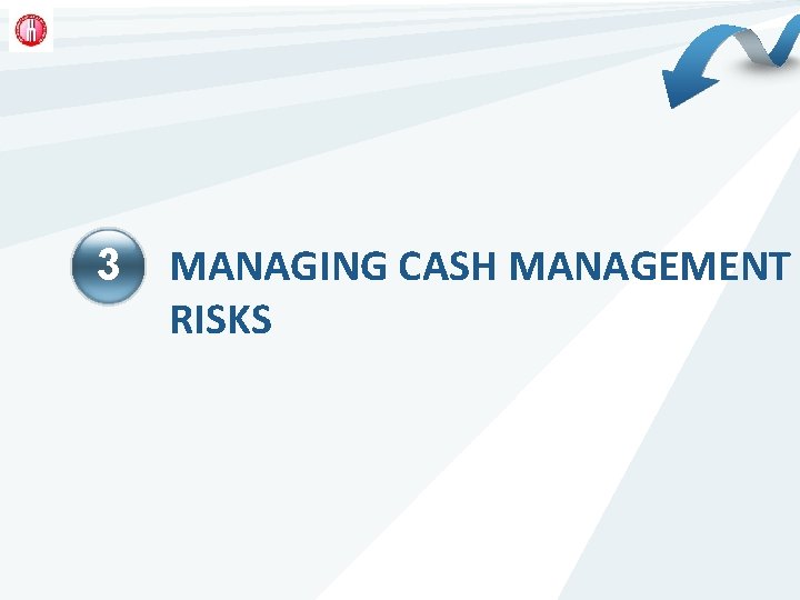3 MANAGING CASH MANAGEMENT RISKS 