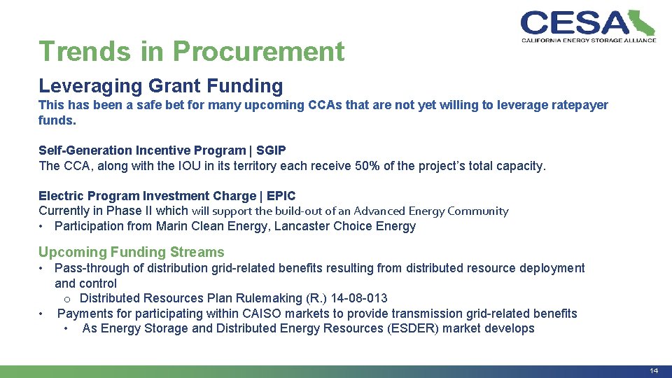 Trends in Procurement Leveraging Grant Funding This has been a safe bet for many