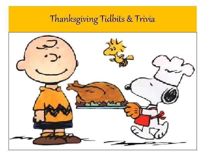Thanksgiving Tidbits & Trivia 