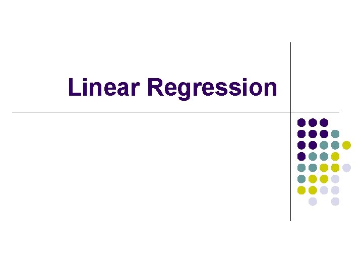 Linear Regression 