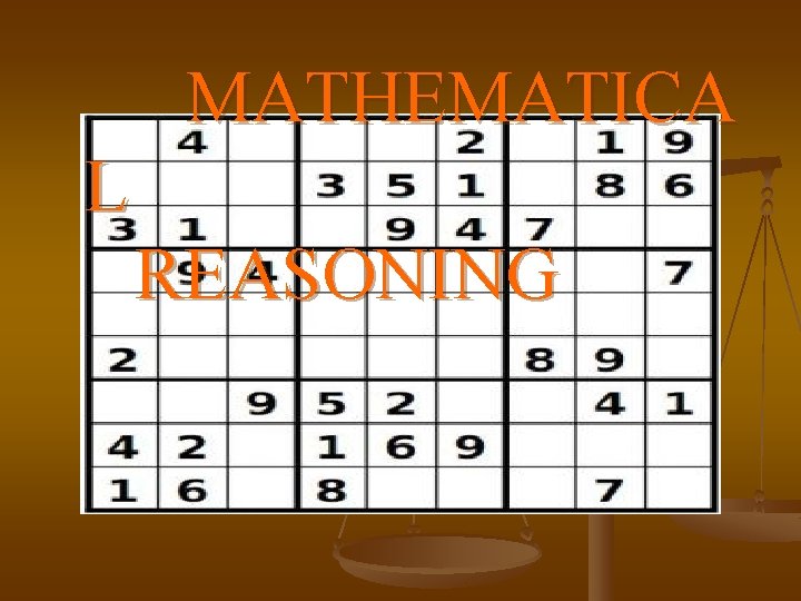 MATHEMATICA L REASONING 