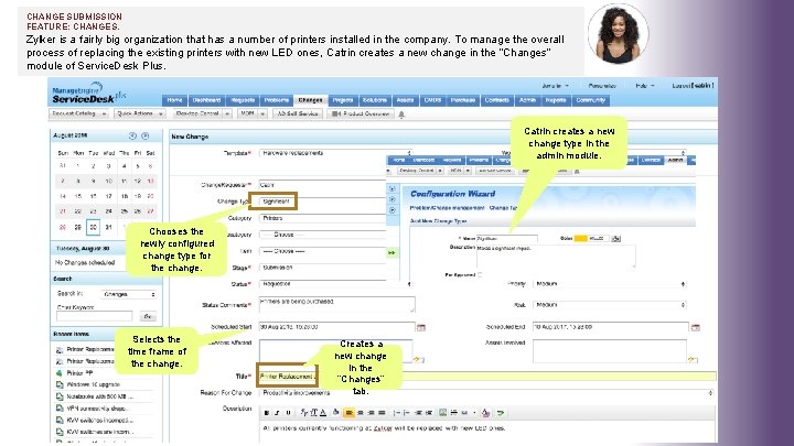 CHANGE SUBMISSION FEATURE: CHANGES. Zylker is a fairly big organization that has a number CHANGE SUBMISSION FEATURE: CHANGES. Zylker is a fairly big organization that has a number