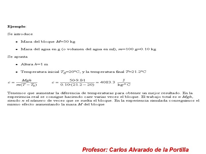 Profesor: Carlos Alvarado de la Portilla 